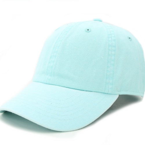 Newhattan 100% Cotton Solid Color SOFT Baseball Caps Dad Hat