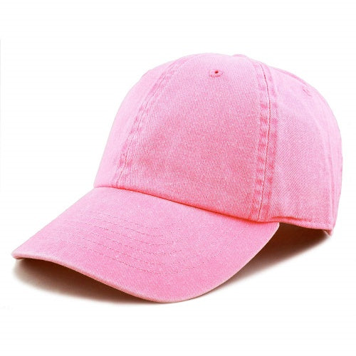 Newhattan 100% Cotton Solid Color SOFT Baseball Caps Dad Hat