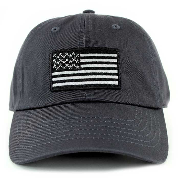 Newhattan 100% Cotton Baseball Caps Embroidered USA Flag US02