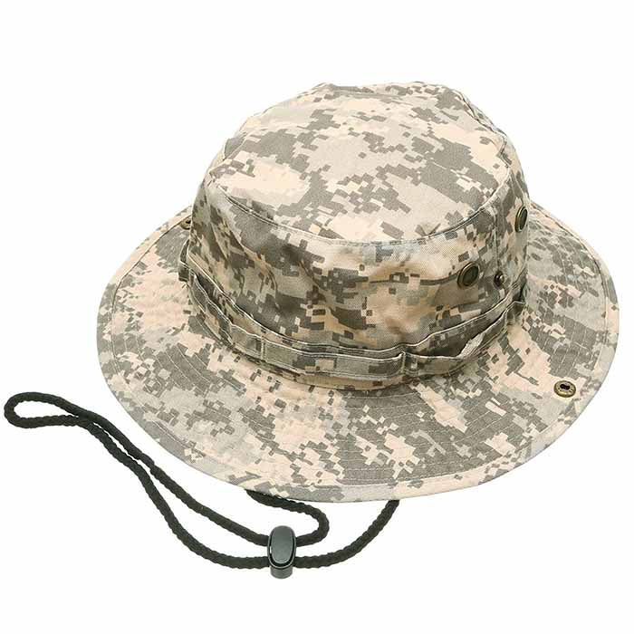 Newhattan Cotton Camo Safari Bucket hats Foldable Unisex