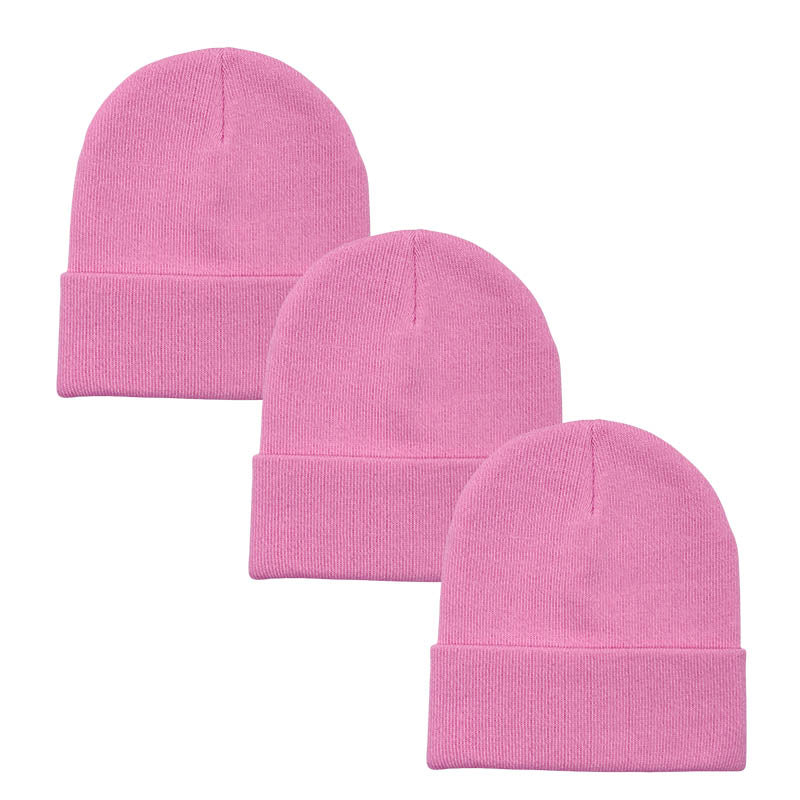 3pack Wholesale Unisex Plain Winter Beanie Hat #3656