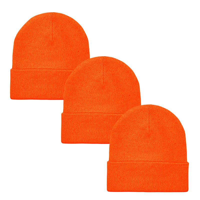 3pack Wholesale Unisex Plain Winter Beanie Hat #3656