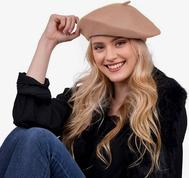 Wholesale Women Beret Hat Winter Knit Hat #3810
