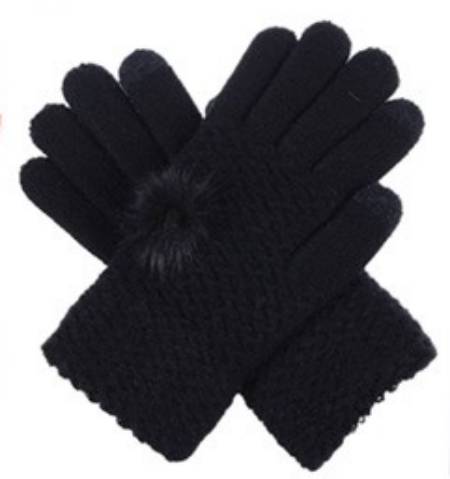 12-pack Wholesale Knited Women's Winter Texting Gloves Touch Screen #7702