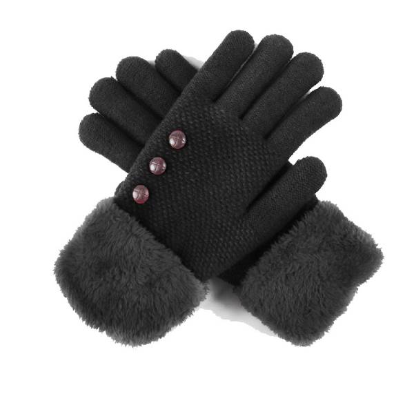 12-pack Wholesale Knitted Women's Heavy Winter Gloves #7706