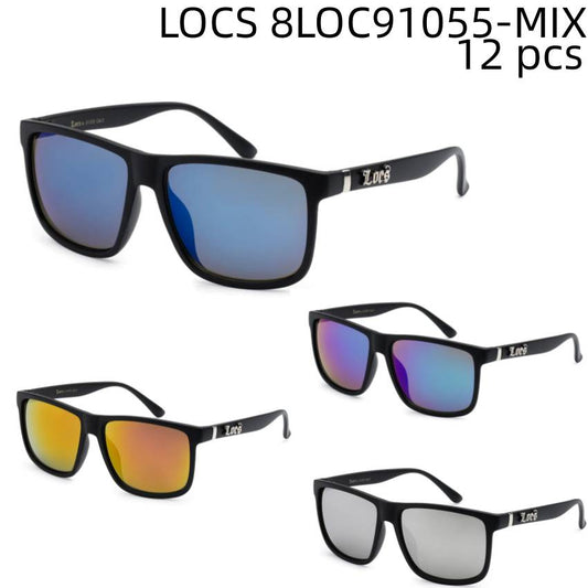 LOCS Wholesale Sunglasses 8LOC91055-MIX