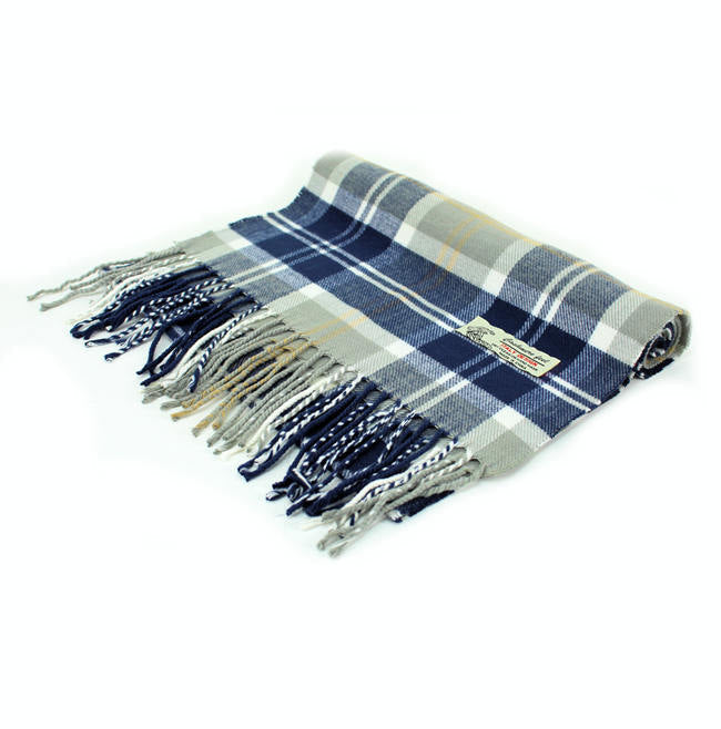 Plaid Cashmere Feel Scarf 12-pack, CM32