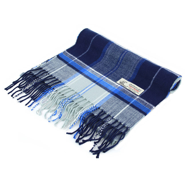 Plaid Cashmere Feel Scarf 12-pack, CM33