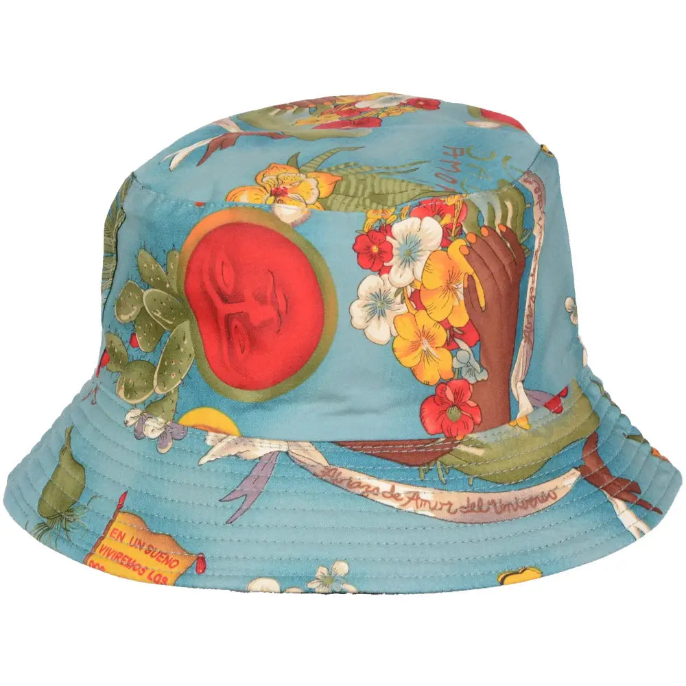 Reversible Printed Bucket hat JH880 SAGE