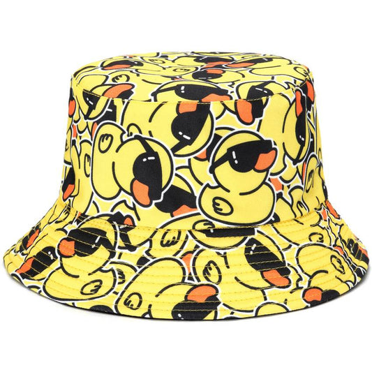 Reversible Printed Bucket hat Ducky JH898 Yellow