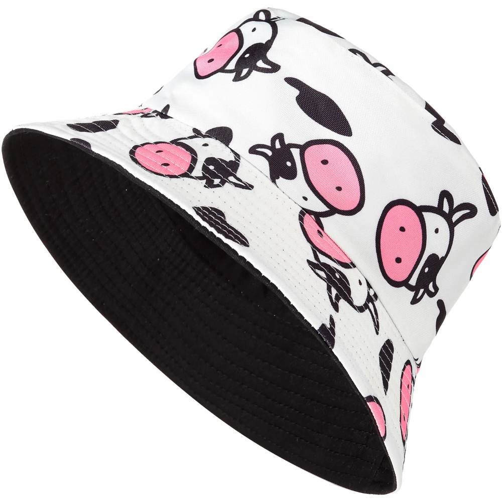 Reversible Printed Bucket hat JH914 COW