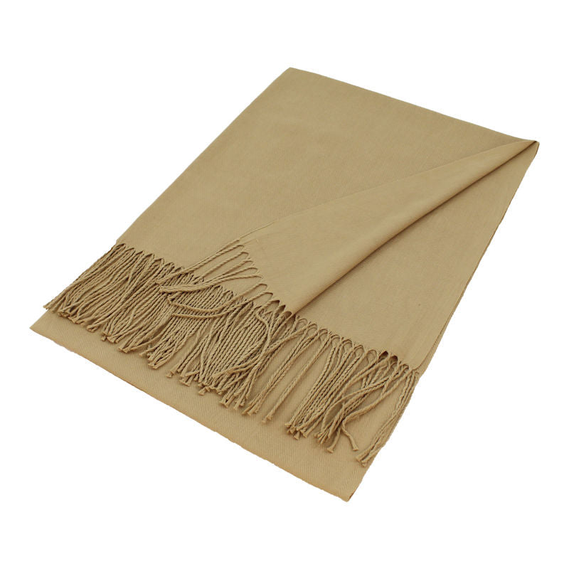Solid Color Pashmina Scarf Shawl XW