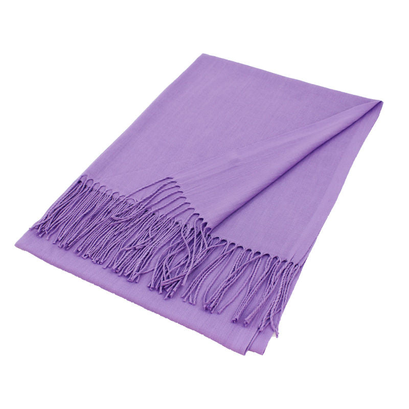 Solid Color Pashmina Scarf Shawl XW