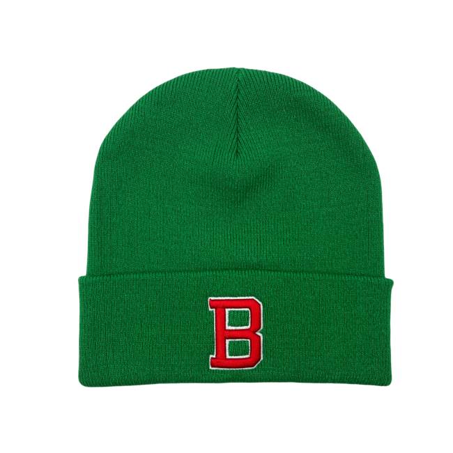 12-pack Wholesale Beanie Hat 3D B Embroidery #3672