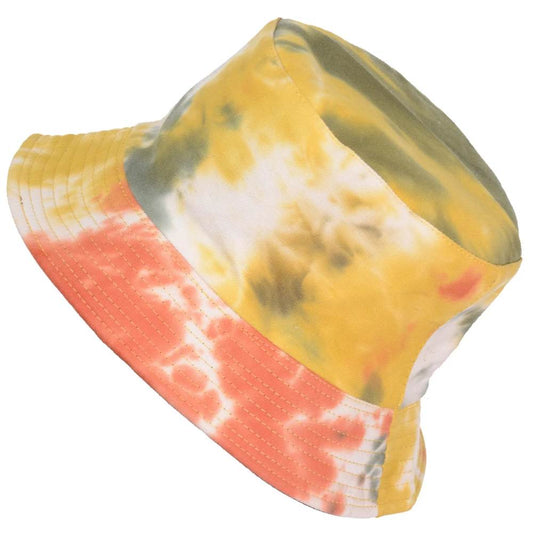 Reversible Printed Bucket hat JH877 MUSTARD