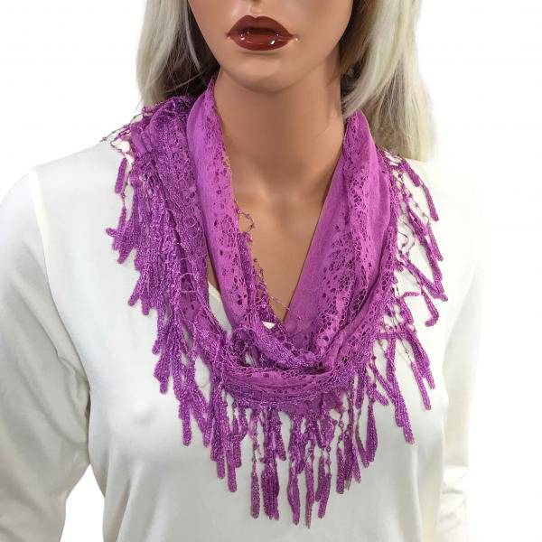 Fashion Tassel Lace Infinity Scarfs