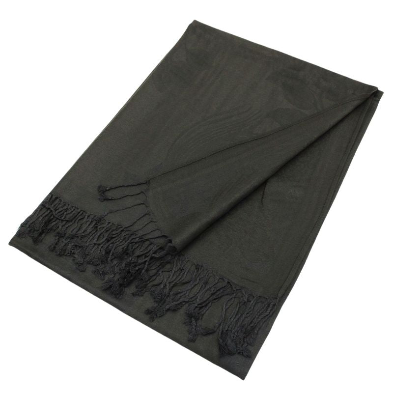 Rose Floral Pashmina Reversible Scarf Shawls 022