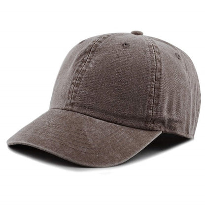 Newhattan 100% Cotton Solid Color SOFT Baseball Caps Dad Hat