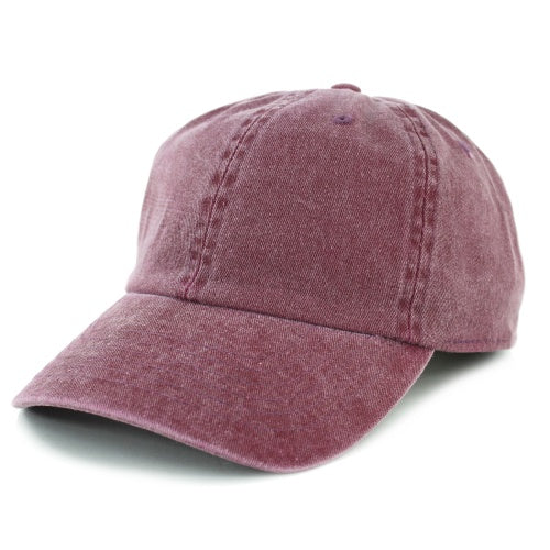 Newhattan 100% Cotton Solid Color SOFT Baseball Caps Dad Hat