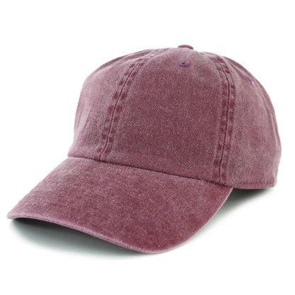 Newhattan 100% Cotton Solid Color SOFT Baseball Caps Dad Hat