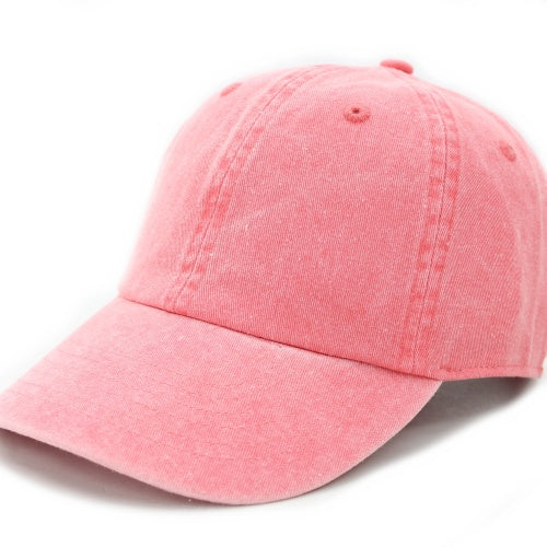 Newhattan 100% Cotton Solid Color SOFT Baseball Caps Dad Hat