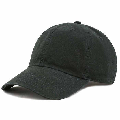 Newhattan 100% Cotton Solid Color SOFT Baseball Caps Dad Hat