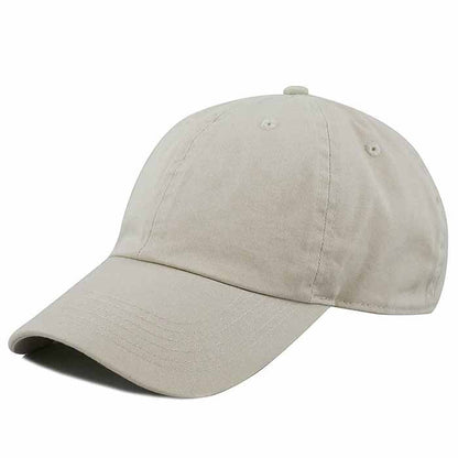 Newhattan 100% Cotton Solid Color SOFT Baseball Caps Dad Hat