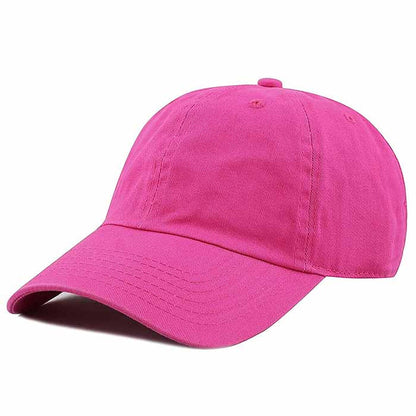 Newhattan 100% Cotton Solid Color SOFT Baseball Caps Dad Hat