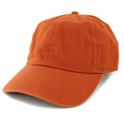 Newhattan 100% Cotton Solid Color SOFT Baseball Caps Dad Hat