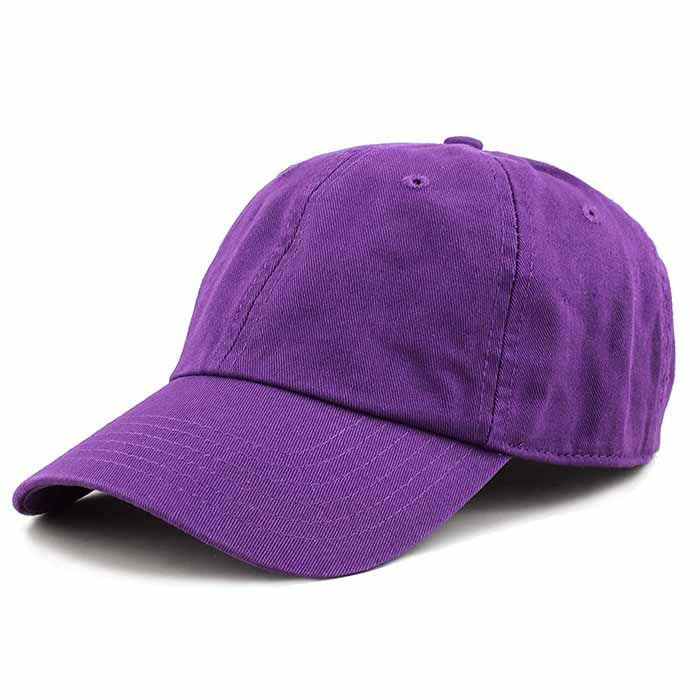 Newhattan 100% Cotton Solid Color SOFT Baseball Caps Dad Hat