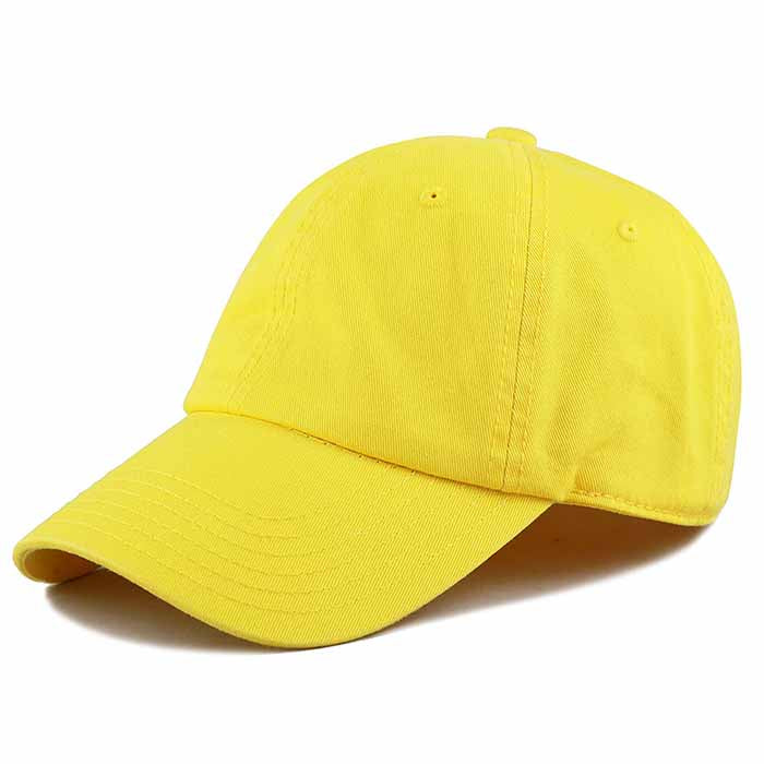 Newhattan 100% Cotton Solid Color SOFT Baseball Caps Dad Hat