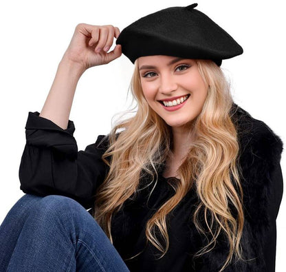 Wholesale Women Beret Hat Winter Knit Hat #3810