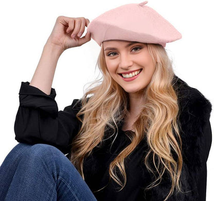Wholesale Women Beret Hat Winter Knit Hat #3810