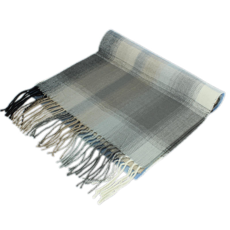 Gradual Color Cashmere Feel Scarf 12-pack Gery CM49