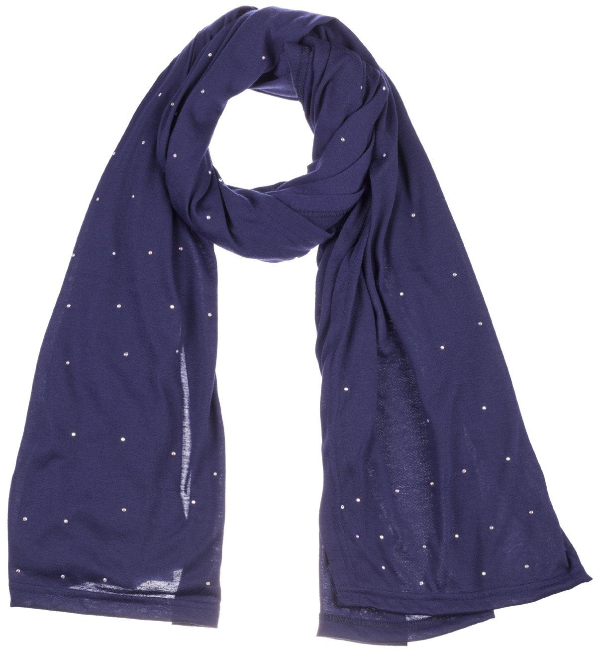Jersey Scarves Fashion Rhinestones Scarf Shawls, Head Hijab Scarf M12