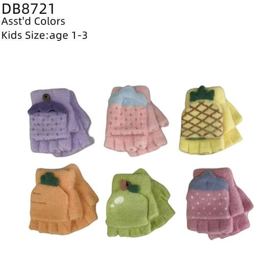 12-pack Wholesale Kid's Winter Gloves Knit Gloves #7821