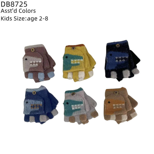12-pack Wholesale Kid's Winter Gloves Knit Gloves #7825