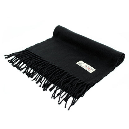 Solid Color Cashmere Feel Scarf 12-pack Black CM19-5