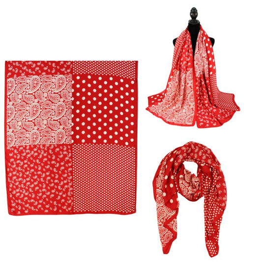 Women 35"X78" Oblong Silky Satin Scarf Shawl F11-54