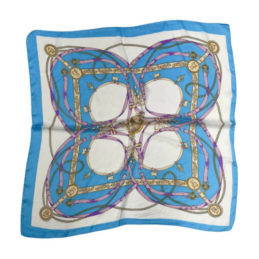 Women 27" Square Silky Satin Scarf Shawl F14-70-25-1