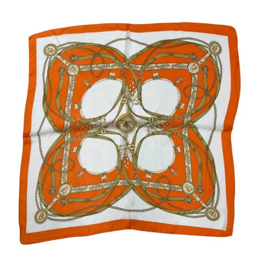 Women 27" Square Silky Satin Scarf Shawl F14-70-25-2