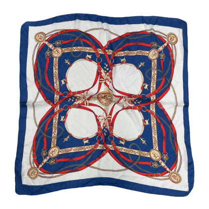 Women 27" Square Silky Satin Scarf Shawl F14-70-25-3