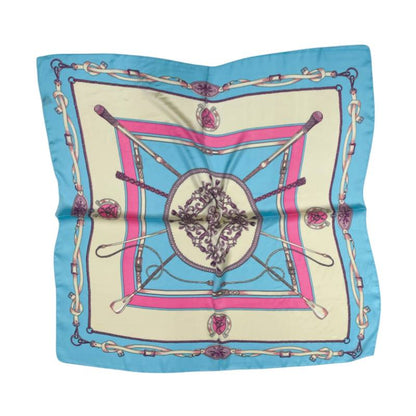 Women 27" Square Silky Satin Scarf Shawl F14-70-3-3