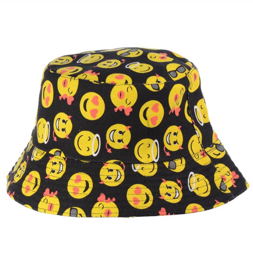 Reversible Emoji Bucket hat JH165 Sma
