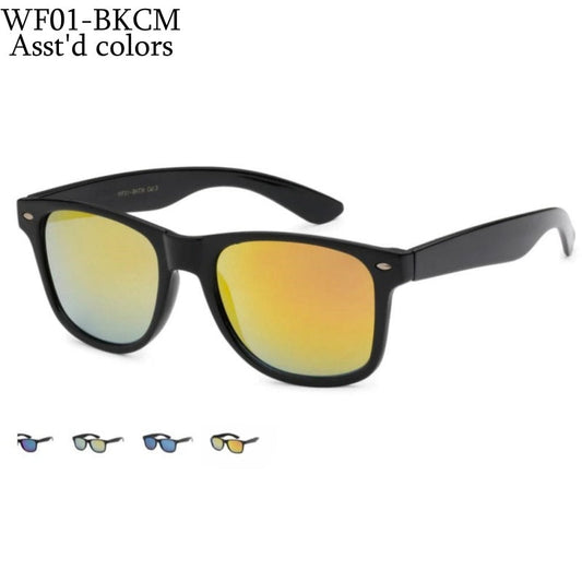 Wholesale Sunglasses Plastic Frame WF01-BKCM
