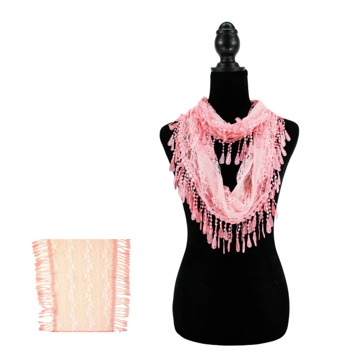 Fashion Tassel Lace Infinity Scarfs
