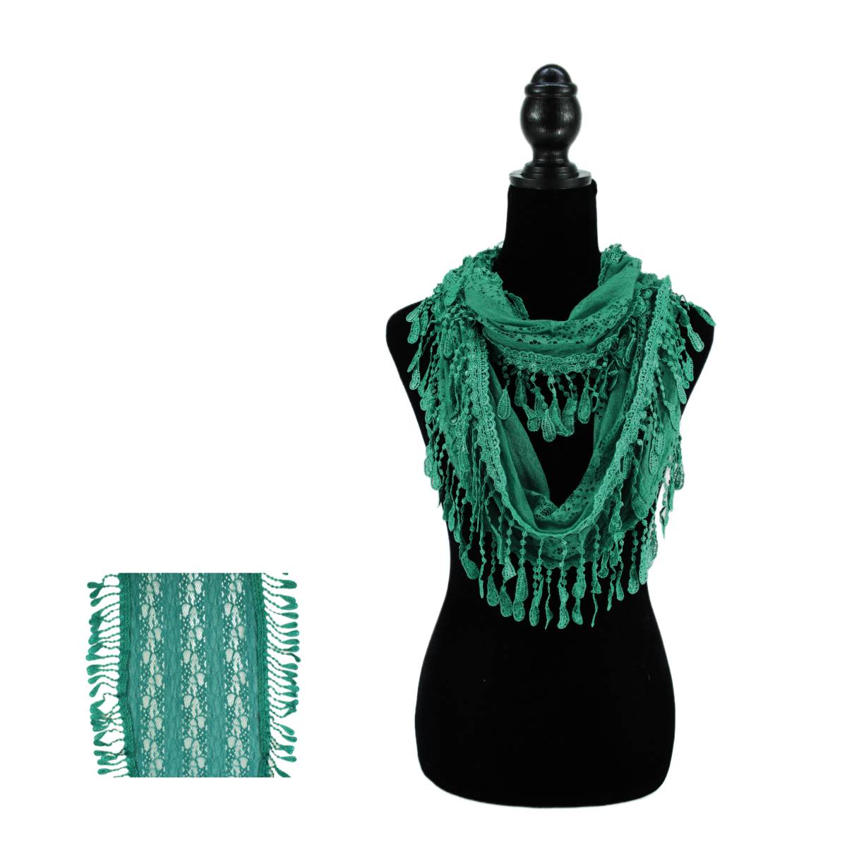 Fashion Tassel Lace Infinity Scarfs