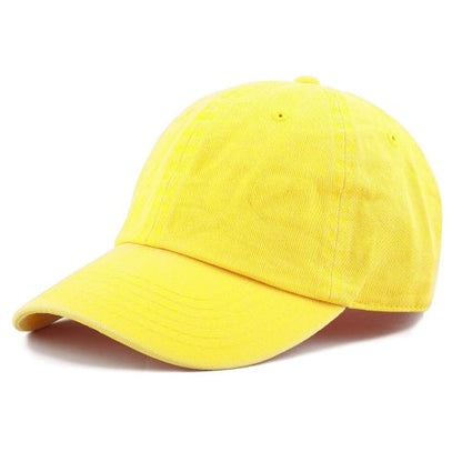 Newhattan 100% Cotton Solid Color SOFT Baseball Caps Dad Hat