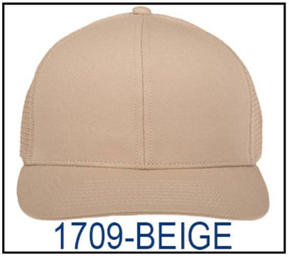 Newhattan 6 Panel Trucker Hat Cap 1709