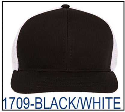 Newhattan 6 Panel Trucker Hat Cap 1709